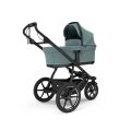 Kočárek 2v1 Thule Urban Glide 3 single + korba Bassinet - Black/Mid Blue