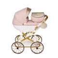 Dětský retro kočárek pro panenky Jasmine Kids Princess