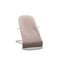 BabyBjörn lehátko Bouncer Bliss Woven - Petal Sand grey