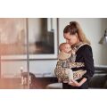BabyBjörn nosítko ONE - Beige/Leopard Cotton