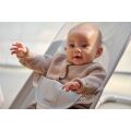 BabyBjörn Balance Soft lehátko - Silver/White Mesh - Světlá konstrukce