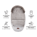 Fusak PETITE MARS 4v1 Comfy + rukavice na kočárek Furry - Rose Petal