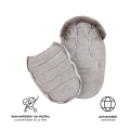 Fusak PETITE MARS 4v1 Comfy + rukavice na kočárek Furry - Rose Petal