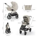 KINDERKRAFT Prime 3 kombinovaný kočárek 3v1 2026