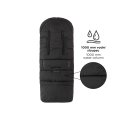 PETITE&MARS Zimní set fusak Jibot 3v1 + rukavice na kočárek Jasie - Dark Walnut