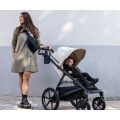 Akční set kočárek Thule Urban Glide 4-wheel - Soft Beige + pláštěnka, madlo, moskytiera
