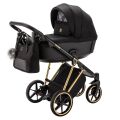 Kočárek Adamex Belissa Special Edition 2v1 - Black/Gold