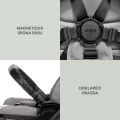 Set Kočárek Zopa Move Cross 3 + Hluboká korba Move XL + Adaptéry + Fusak Fluffy Combi - Metal Grey