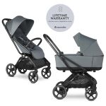 Kombinovaný kočárek Easywalker Rockey L set 2v1 - Smooth Grey
