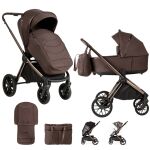 Kočárek kombinovaný ADAMEX Bianco - 13 Chocolate Brown