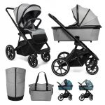 Kočárek kombinovaný MUUVO Slick 2.0 set 2v1 - Light grey