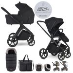 Set XXL EASYWALKER Zoey Go kočárek 2v1 Limited - Pure Black