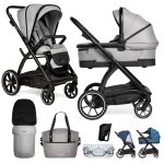 Kočárek Muuvo Trick 2v1 - Steel Grey