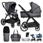 Kočárek Muuvo Trick 2v1 - Iron Graphite