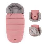 Fusak PETITE MARS 4v1 Comfy + rukavice na kočárek Furry - Old Rose