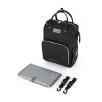 PETITE&MARS Batoh přebalovací na kočárek JACK série Catchthemoment - Just Black