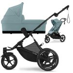 Kočárek CYBEX AVI SPIN + korbička Cot S 2v1 - Stormy Blue