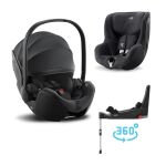 Set 3v1 autosedačka Britax Römer Baby-Safe 5Z + Flex Base 5Z + Dualfix 5Z i-Size - Midnight Grey