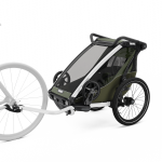 Thule Chariot Lite 1 Single + kočárkový a bike set - Vintage 2026