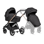 Kombinovaný kočárek 2v1 Tutis Mio3 + BLACK EDITION - Rose Gold