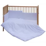 Souprava do postýlky Scarlett  6 dílů 100 x 135 cm - Měsíček bílá