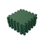 Baby Dan hrací podložka puzzle 90x90 cm - Dark Green 