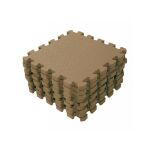 Baby Dan hrací podložka puzzle 90x90 cm - Brown