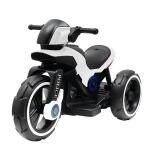 Dětská elektrická motorka Baby Mix POLICE - Bílá