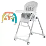 Peg Pérego Prima Pappa Follow Me + hrazda ZDARMA - Linear Grey