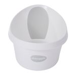 SHNUGGLE Vanička Toddler - bílá se světle šedou opěrkou