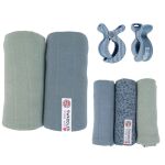 LODGER Dárkový set 3dílný - Silt Green/Ocean