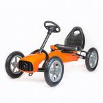 Dětská šlapací motokára Go-kart Baby Mix Buggy - Oranžová