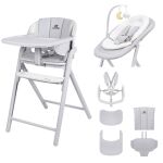 Jídelní židlička Carrello Tenero 3v1 - Atlantis Grey