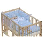 Dětská postýlka Scarlett s kompletní výbavou 120x60 cm - Grisi modrá