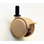 KOLEČKA K POSTÝLCE S BRZDOU-Béžové