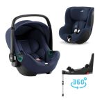 Set autosedačka Britax Römer Baby-Safe 3 i-Size+Flex Base 5Z+ autosedačka Dualfix 3 i-Size - Indigo Blue