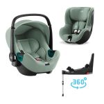 Set autosedačka Britax Römer Baby-Safe 3 i-Size+Flex Base 5Z+ autosedačka Dualfix 3 i-Size - Jade Green
