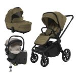 Set Kočárek Zopa Move Cross 5 + Hluboká korba Move XL + Autosedačka XM + báze - Toffee Brown