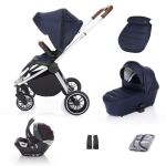 Set kočárek Zopa Move+ korba+adaptéry+autosedačka - Sky Blue/Silver