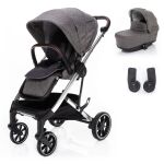 Set kočárek Zopa Quest + korba + adaptéry na autosedačku - Tornado Grey/Silver