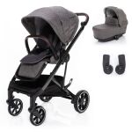 Set kočárek Zopa Quest + korba + adaptéry na autosedačku - Tornado Grey/Black