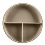 ZOPA Silikonový dělený talířek s přísavkou - Sand Beige