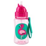 Skip Hop Zoo lahvička s brčkem - Plameňák