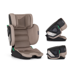 Skládací autosedačka Petite&Mars Flex Pro i-Size 100-150 cm - Tan Brown Air