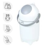 NATTOU Koš na pleny Dropy 27 cm, 20l - White