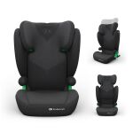 Autosedačka KINDERKRAFT Junior Fix 2 Plus (100-150 cm) - Black