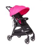 Kočárek Baby Monsters Kuki - tmavě růžový + pláštěnka ZDARMA