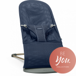 BabyBjörn lehátko Bouncer Bliss Navy blue Mesh kolekce BE YOU