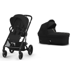 Cybex Balios S Lux 2v1 včetně korby Cot S - Moon Black S 2026