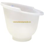 NÁDOBA NA KOUPÁNÍ SHANTALA-Bílá